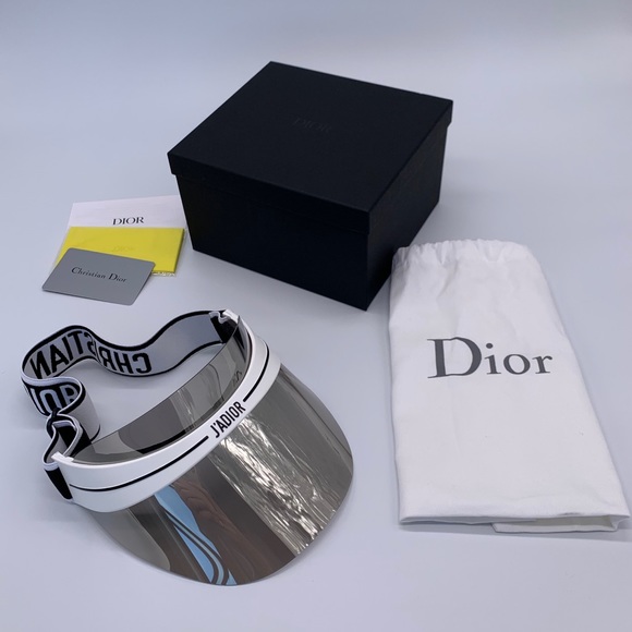 New Dior Visor DiorCLUB1 CLUB1_ECG06 MILK/GRAY - Picture 7 of 8
